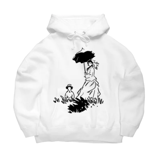 クロード・モネ「日傘をさす女」 Big Hoodie