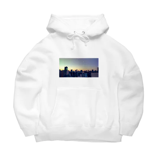 遅めの夕暮れ Big Hoodie