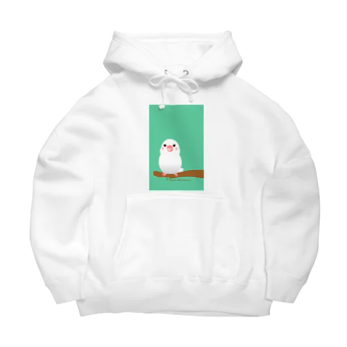 ポチャ白文鳥ちゃん Big Hoodie