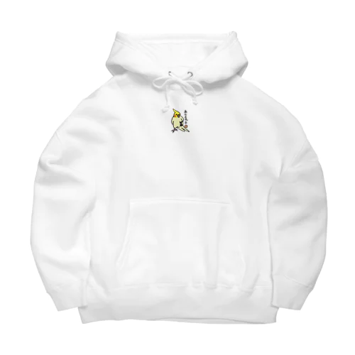 オカメインコ　ポインチョ　あんよタッチ　 Big Hoodie