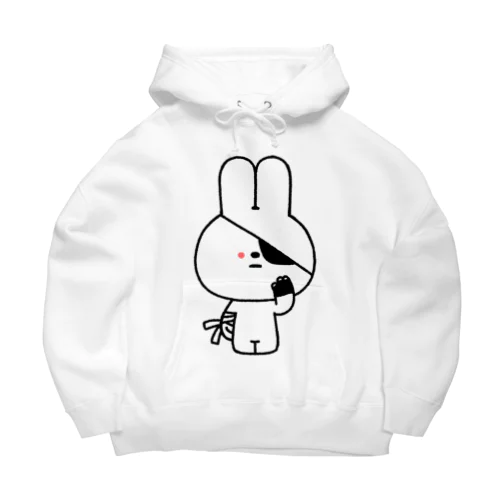 量産うさぎ 中二病 Big Hoodie