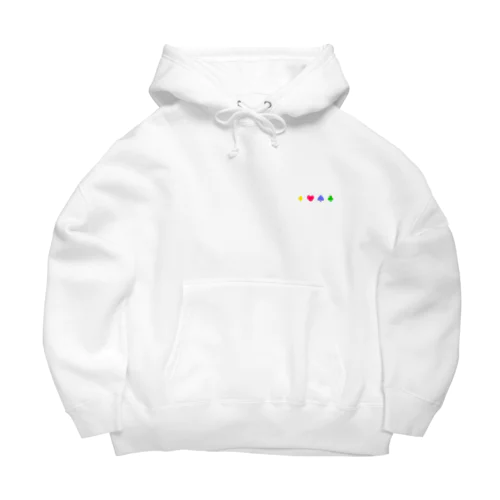 トランプ柄　カラフル Big Hoodie