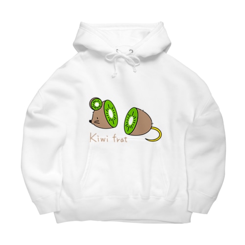 Kiwi frat(緑文字あり) Big Hoodie