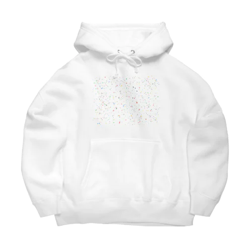 colorful acne/ 色とりどりのニキビ Big Hoodie