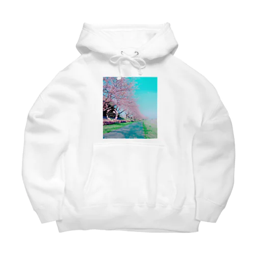 桜２ Big Hoodie