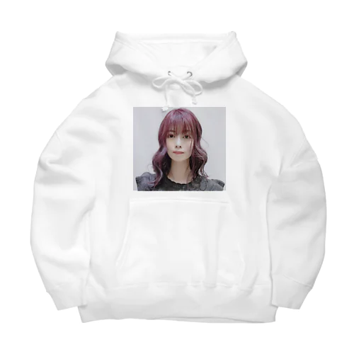 ワインレッドの女 Big Hoodie