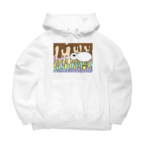 何色にも染まらないキウイ　パステル Big Hoodie