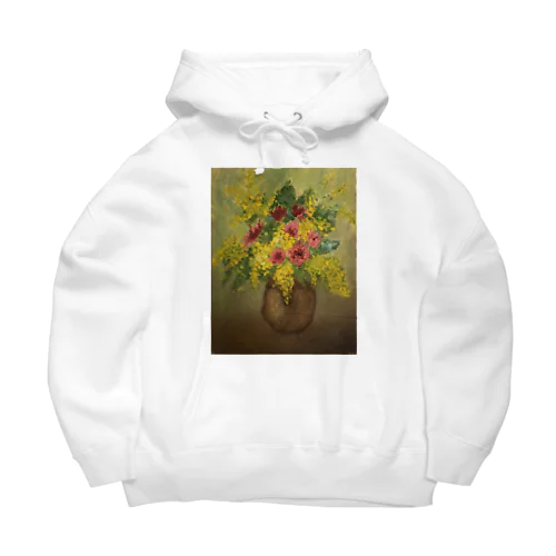 『花瓶の中のミモザ』 Big Hoodie