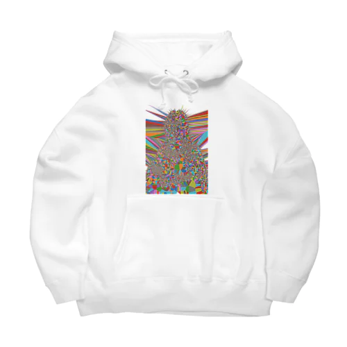 Voronoi-MonaLiza Big Hoodie