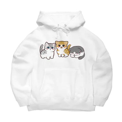 のんびりにゃんず Big Hoodie