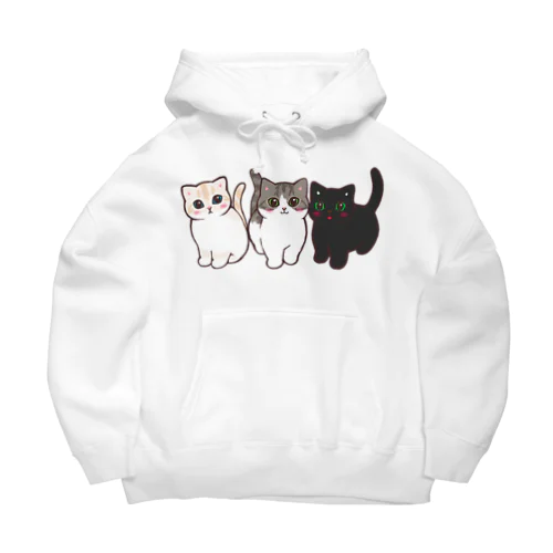 たま農園の猫たち Big Hoodie