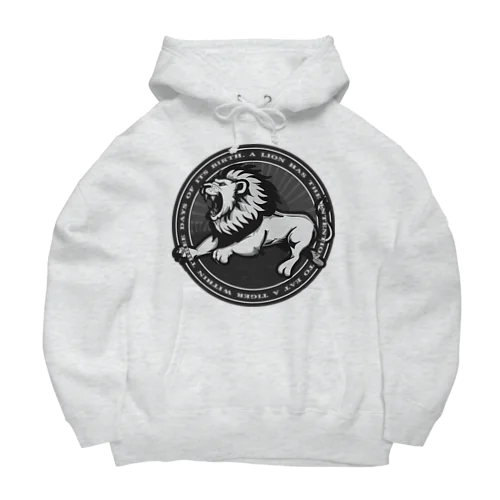 LION IN A CIRCLE Big Hoodie