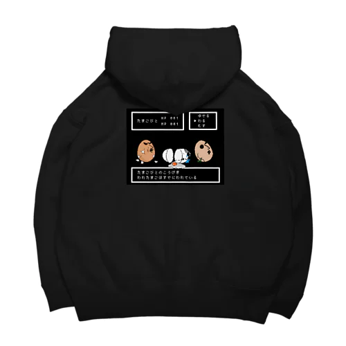 [ TAMAGOBITO ] 8bit GAME OverSized FOODIE① Big Hoodie