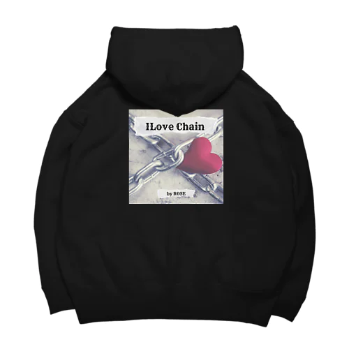 I Love Chain Big Hoodie