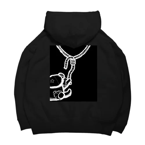 不穏な黒クマ Big Hoodie