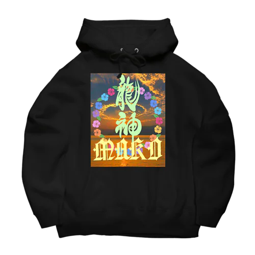 ハイビスカス龍雲 Big Hoodie