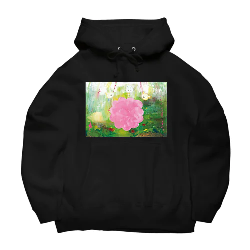 花囲みぷにたち Big Hoodie