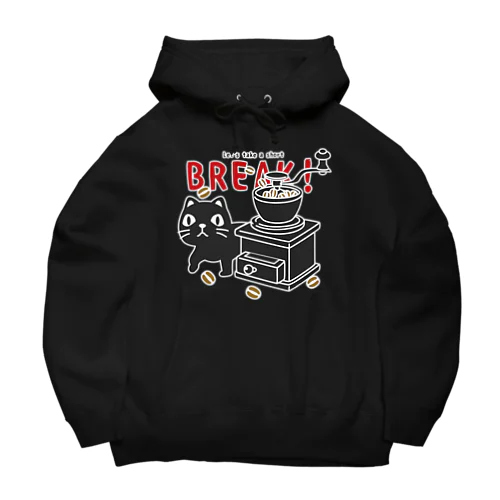 やみねこのコーヒーB Big Hoodie