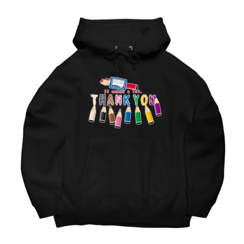 CT155　ちびた色鉛筆*B Big Hoodie