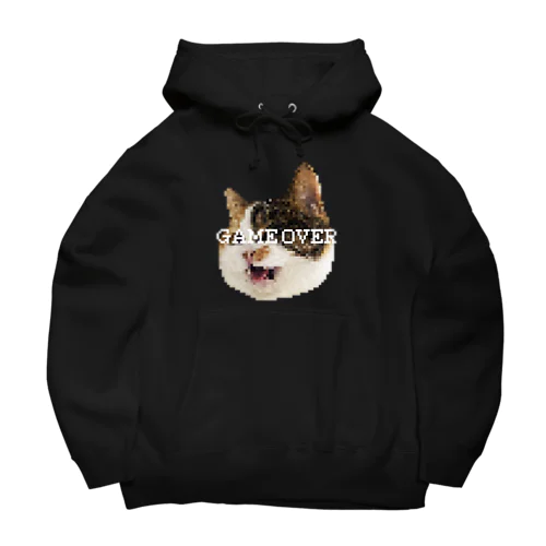 GAME OVER CAT Big Hoodie