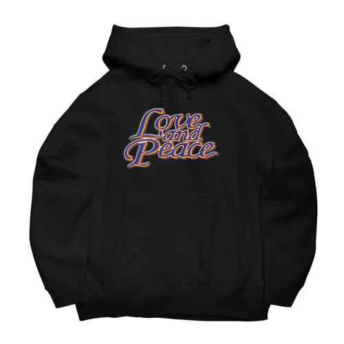 Love and Peace  Big Hoodie