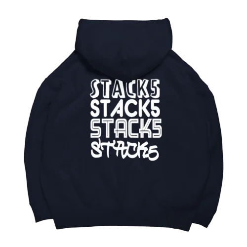 stack5 w ビッグシルエットパーカー