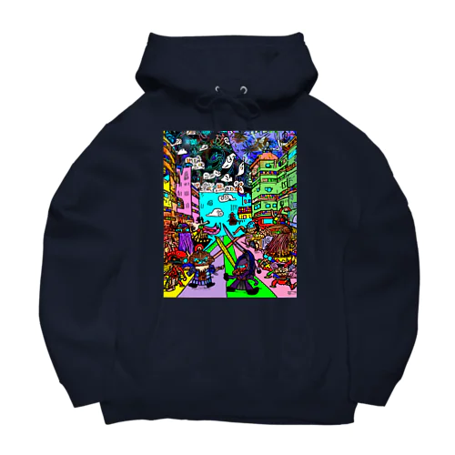 宇宙人類皆兄弟 VERTICAL Big Hoodie