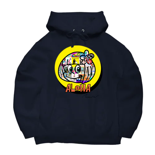 x waccha コラボデザイン１ Big Hoodie