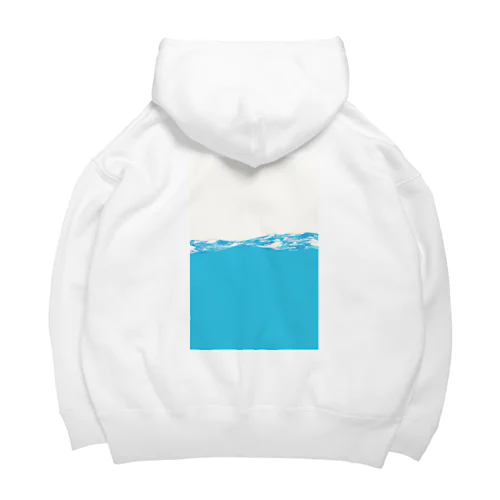 海に浸かる Big Hoodie