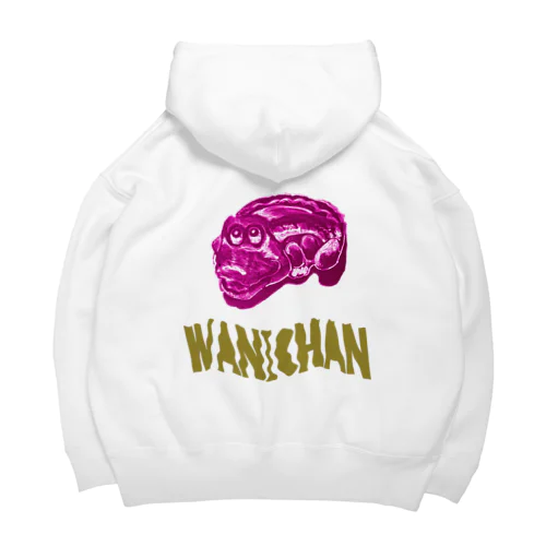 【WANICHAN:ピンク】 Big Hoodie