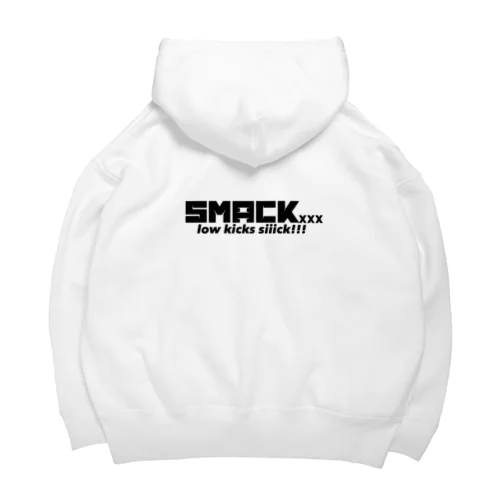 SMACK simple logo ビッグシルエットパーカー