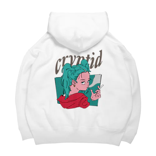 cryptid smoke girl Big Hoodie