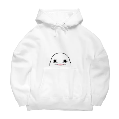 ポッケからこんにちは、まろです（XLサイズ推奨） Big Hoodie