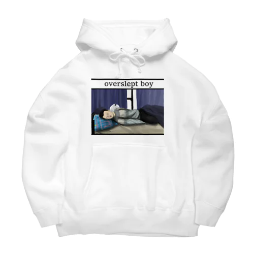 overslept boy  Big Hoodie