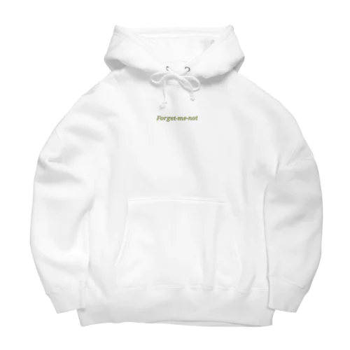 Forget-me-not(green) Big Hoodie