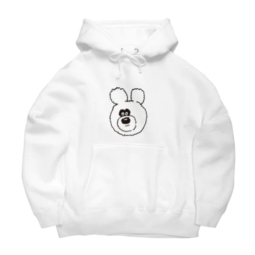 りのくまちゃんビッグフェイス Big Hoodie