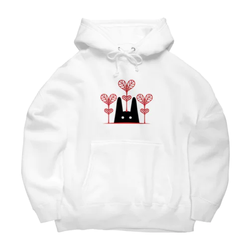 Bunboo's Fittonia Heart Series Big Hoodie