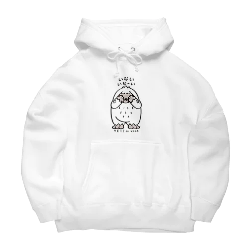 両面プリントYETIisyeah*いないいないばぁA Big Hoodie