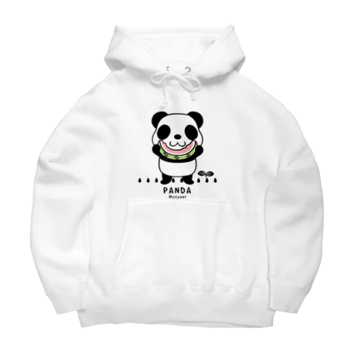 スイカを食べるパンダちゃん*D Big Hoodie