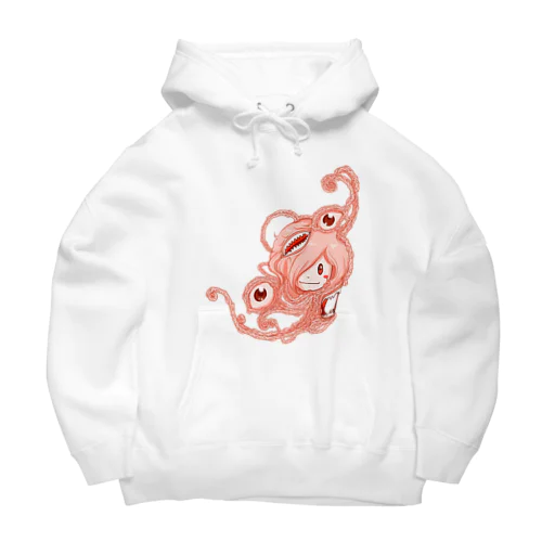 未確認生物ピンクのぶかぶかパーカー Big Hoodie