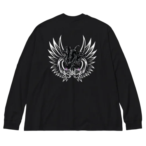 Betty skull 恋心 Big Long Sleeve T-Shirt