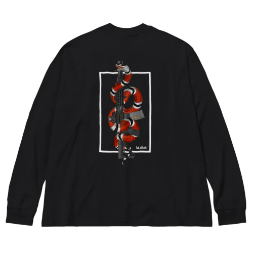 King Snake (BLACK) Big Long Sleeve T-Shirt