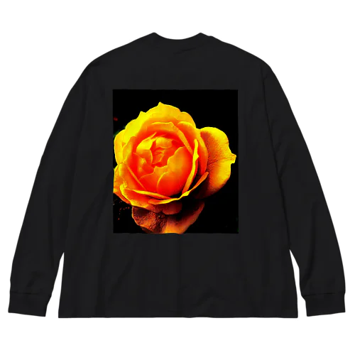 Yellow Rose Big Long Sleeve T-Shirt