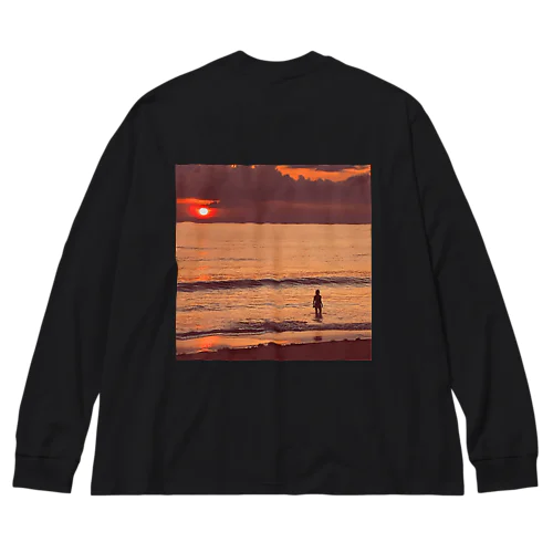 sunset 2 ビッグシルエットロングスリーブTシャツ