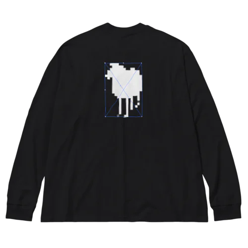 『ヒツジのいらない枕』ヒツジくん Big Long Sleeve T-Shirt