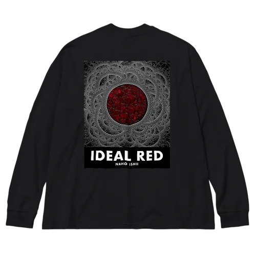 IDEAL RED (BLACK) 루즈핏 롱 슬리브 티셔츠