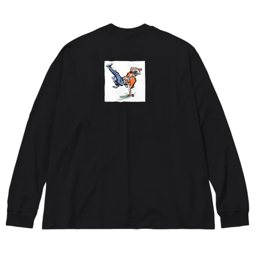 Restartパーカー Big Long Sleeve T-Shirt