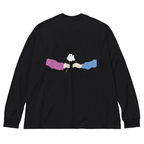 偽り Big Long Sleeve T-Shirt