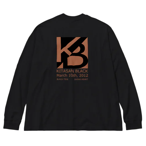 KITASAN_BLACK SQUARE_LOGO ビッグシルエットロングスリーブTシャツ