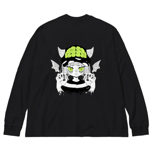 脳キャップ Big Long Sleeve T-Shirt